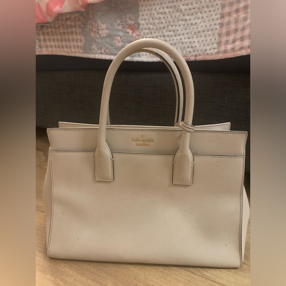 Kate Spade purse, light beige